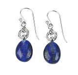 Barse Sterling Silver Lapis Drop Earrings