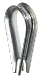 Stainless Steel 304 Cable Thimble 1/8W, .422H, use w/ .015-3/64 Cable OD