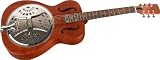 Dobro Hound Dog Round Neck Dobro Guitar, Vintage Brown