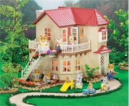 Calico Critters Townhome with Lights
