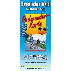 Radwanderkarte Bayerischer Wald - S�dlicher Teil: 1:100000. Mit Ausflugszielen, Einkehr- & Freizeittipps und Moldau-Stausee, rei�fest, wetterfest, ... beschriftbar und wieder abwischbar