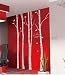 Made in US - Free Custom Color - Free Squeegee -On Sale--Set of 4 big birch trees -- 8 feet 6 inch -- Wall Art Home Decors Murals Removable Vinyl Decals Paper Stickers