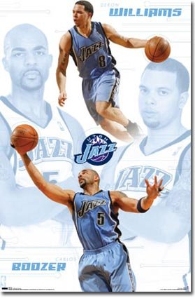 Utah Jazz Nba Carlos Boozer Williams Poster New 4434