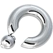 00 Gauge STEEL BCR Captive Ring - 3/4" 12mm ball