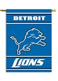 NFL Detroit Lions 2-Sided 28-by-40-Inch House Banner