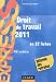 Droit du travail 2011 - 15e édition - en 22 fiches
