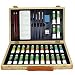 35 PIECE ACRYLIC - REEVES -  SUPERIOR Paint Art  Set- In Wooden Box