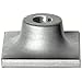 Round Hex Hammer Steels, 5 in Square, Tamping Plate