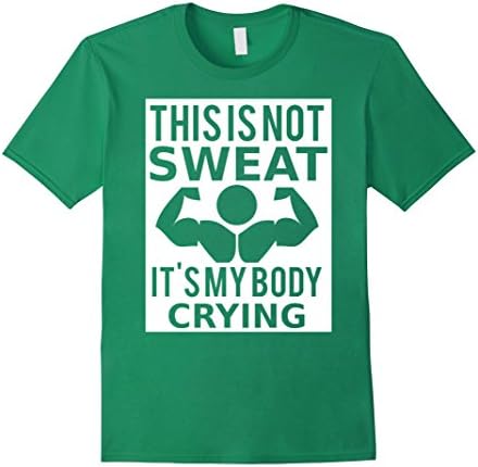 Men's My body crying shirt - Fitness shirt 2XL Kelly Green