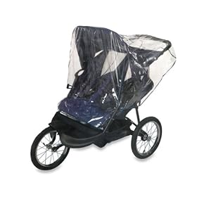 Comfy Baby Double Jogging Stroller Rain Cover