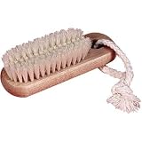 Kingsley Large Natural Bristle Nail Brush On A Cotton Rope