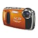 Fujifilm FinePix XP50 - C�mara compacta deportiva resistente a ca�das (1,5 m) y sumergible (5 m) de 14 Mp (pantalla de 2.7", zoom �ptico 5x, estabilizador de imagen �ptico, v�deo Full HD 1080p, resistente al agua) color naranja