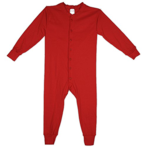 Kids T-Shirt Weight Union Suit (100% Cotton)
