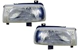 1993-1999 (1994 1995 1996 1997 1998 93 94 95 96 97 98 99) Volkswagen Jetta Headlight Assembly - One Pair (Both Driver and Passenger Sides) - DOT Certified Headlamp