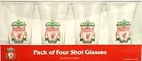 Liverpool FC Pack of 4 Shot Glasses