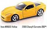 2006 Chevy Corvette Z06 in Yellow Scale 1:32