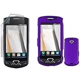 iNcido Brand Samsung GEM i100 Combo Rubber Purple Protective Case Faceplate ....