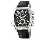 Pere de Temps Mens Rene` Navigator Automatic Mechanical Watch Stainless Steel with Sun Moon Dial... by Pere de Temps