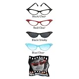 50s Black Frame Glasses