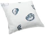 Harbor House Beach House 20-by-20-Inch Printed Square Decorative Pillow, Blue
