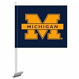 NCAA Michigan Wolverines Car Flag