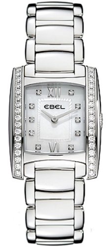 Ebel Womens 9976M28/9810500 Brasillia Mother-Of-Pearl Dial Diamond Watch