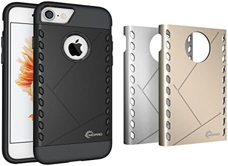 iPhone 7 Case, MOPRO [Ultra Slim Armor] Shock Absorbing Case Heavy Duty Dual Layer Tough Cover for Apple iPhone 7 - Black |Silver |Gold
