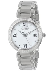 Citizen Womens EO1100-57A Marne Signature Eco-Drive Diamond Bezel Watch