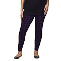 Xhilaration&reg; Plus Plaid Leggings - Purple/Black