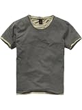 Scotch & Soda - Double Garment Crewneck Tee - 1104075110 - Polo - Homme - Multicolore-Tr-G1-9 - Taille XL (DE: 52)