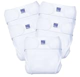 Bambino Mio Bambino Mio Multi Buy Miosoft Nappy Cover for 12 Months Baby (XXLarge, Pack of 5, White)