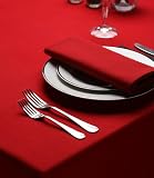 Signature Red Rectangular Tablecloth 178x275cm