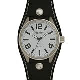 Henley Gents Black Strap Large Dial Watch