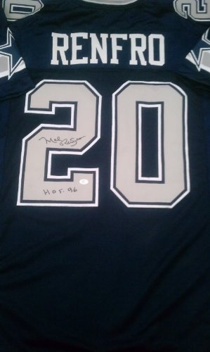 Mel Renfro Signed Dallas Cowboys Jersey