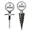 Houston Astros Cork Screw and Wine Bottle Topper Set MLB Baseball