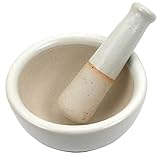 Ceramic Bowl And Pestle