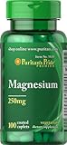 UPC 074312158308 product image for Puritan's Pride Magnesium 250 mg-100 Caplets | upcitemdb.com