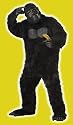 California Costume Men's Adult-Gorilla, Black, Standard