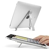 Portable Lightweight Universal Foldable Desk Stand For Apple iPad, iPad 2, Notebook's, Laptop's, Netbook's & Tablet PC's - Silver