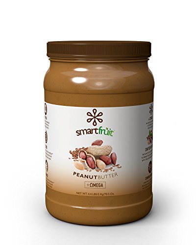 Smartfruit Peanut Butter Omega from Flaxseed, Pourable, Vegan, Non-GMO 70.7 Oz./4.4 Lbs (Pack of 1)