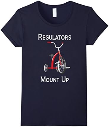 Women's Regulators Mount Up T-shirt Tee with tricycle/trike Small Navy