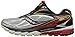 Saucony Men's Ride 8 Running Shoe, Silver/Red/Citron,9.5 M US