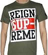 REIGN SUPREME - Logo - Army Green T-shirt