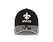 New Era NFL 2016 Training Camp Black and White 39THIRTY Stretch Fit Cap, Small/Medium