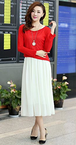 ワンピース セットアップ アンサンブル ロング マキシ 長袖 ラウンドネック カジュアル スイート セクシー フレア ２次会 エレガンス 花柄 美脚 デート パーティ 秋物 冬物 可愛いスカーフ付き R177