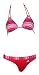 Adidas Lycra Damen Neckholder Bikinis Triangel Bademode Strandbikinis Triangelbikini Badebekleidung Strandbekleidung Oberteile tops Neckholderbikinis schwimmen Frauen gestreift 40