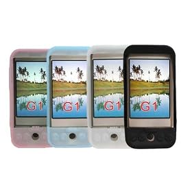 4 Silicone Skin Cases for Google G1 Phone