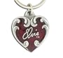 Elvis Heart Key Ring - Heart Key Ring