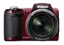 Nikon Coolpix L110 12 MP Digital Camera with 15x Optical Vibration Reduction (VR) Zoom and 3.0-Inch LCD (Red)