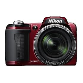 Nikon Coolpix L110 12.1MP Digital Camera with 15x Wide Angle Optical Vibration Reduction (VR) Zoom and 3.0